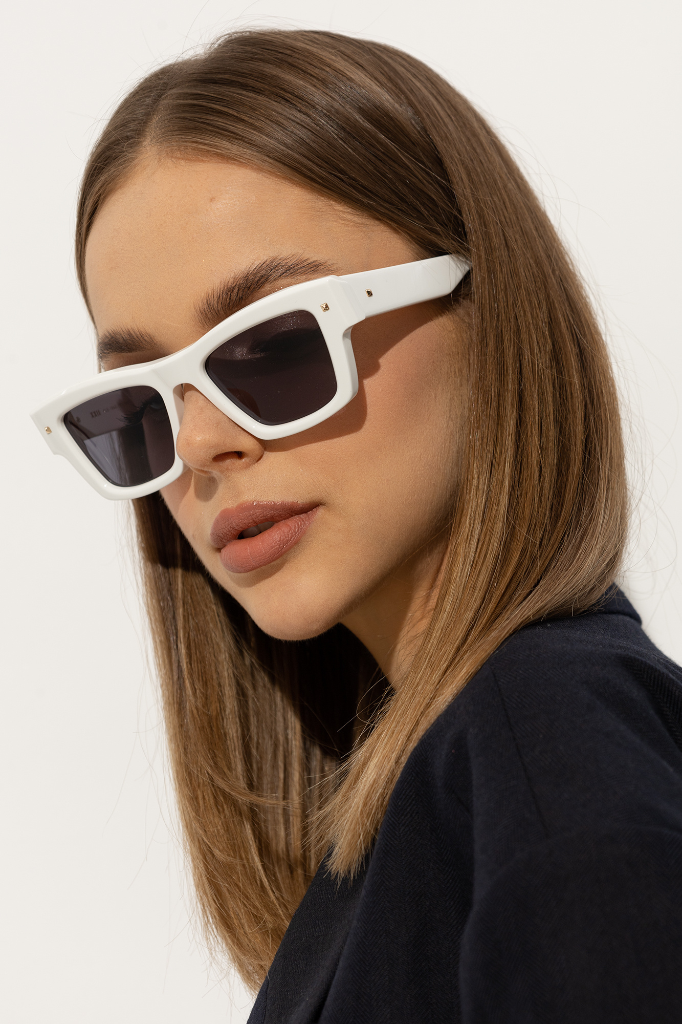 サングラス VALENTINO XXII SUNGLASSES Valentino Xxii Unisex Havana Squared Sunglasses – Otticanet USA